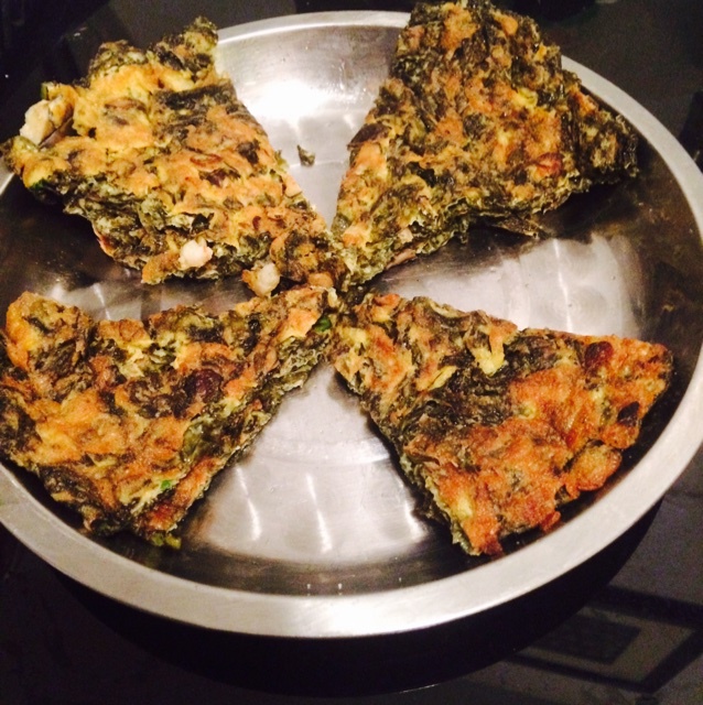 菠菜胡萝卜蛋饼