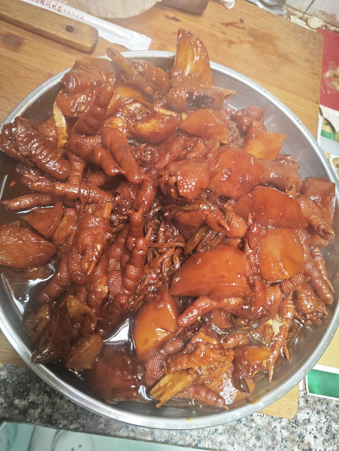 鸡爪煲
