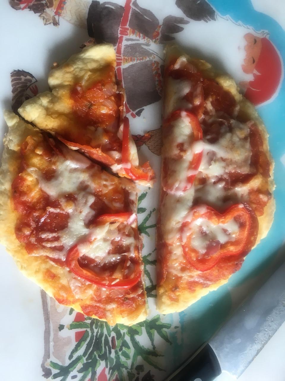 不用酵母的披萨底 No Yeast Pizza Dough