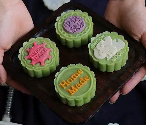 320 英语单词月饼模具MOON CAKE,英文字母Home Made,I LOVE YOU,DIY的做法