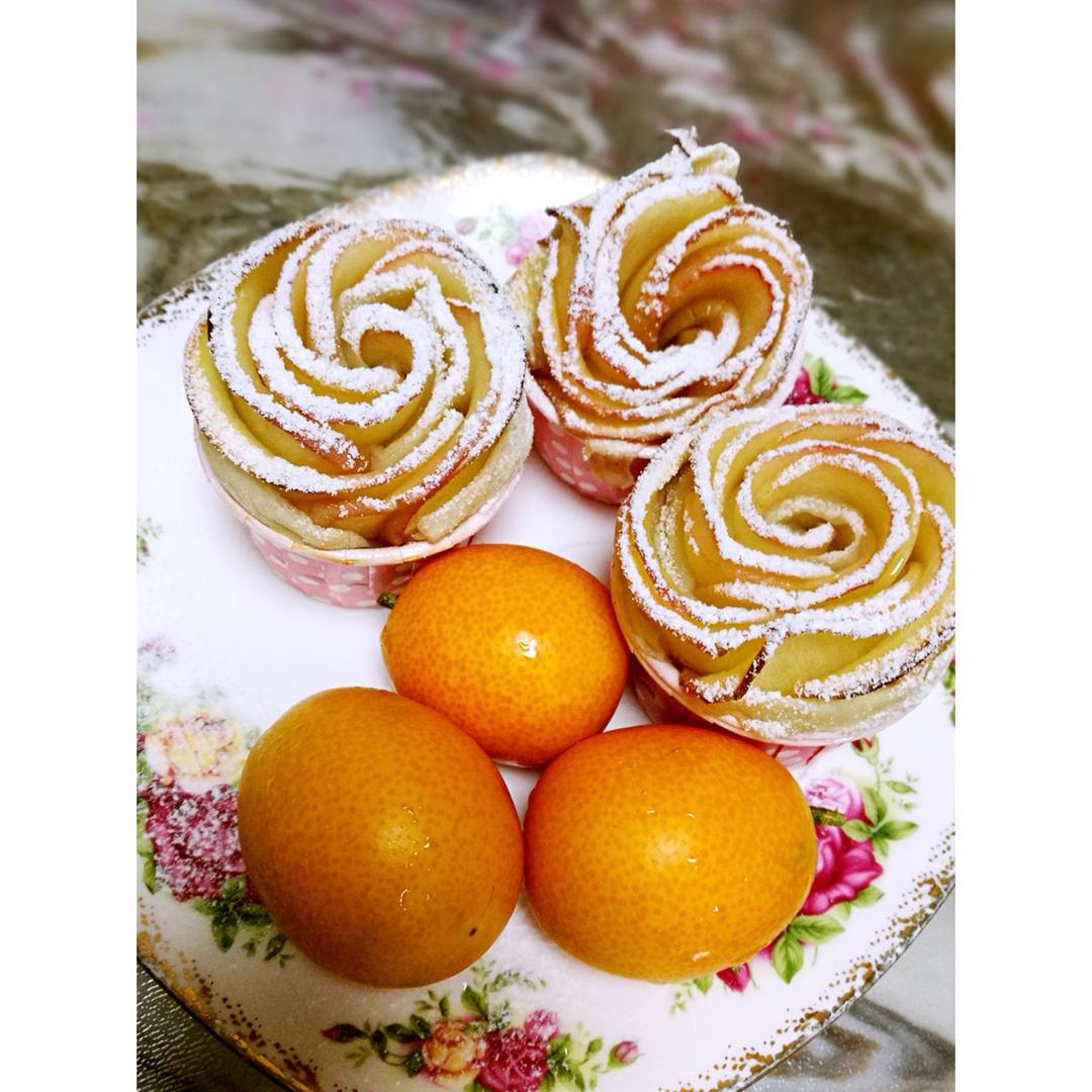 苹果玫瑰挞（飞饼版）