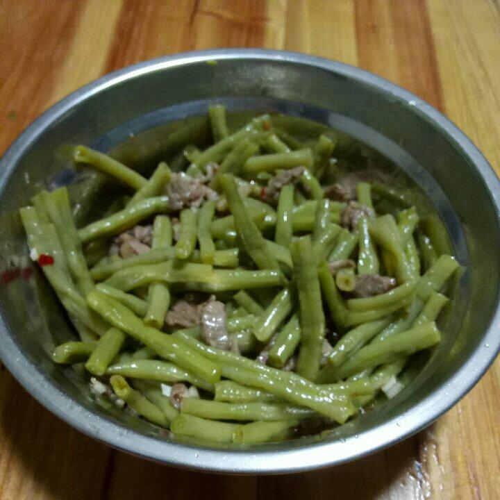 豆角炒肉丝