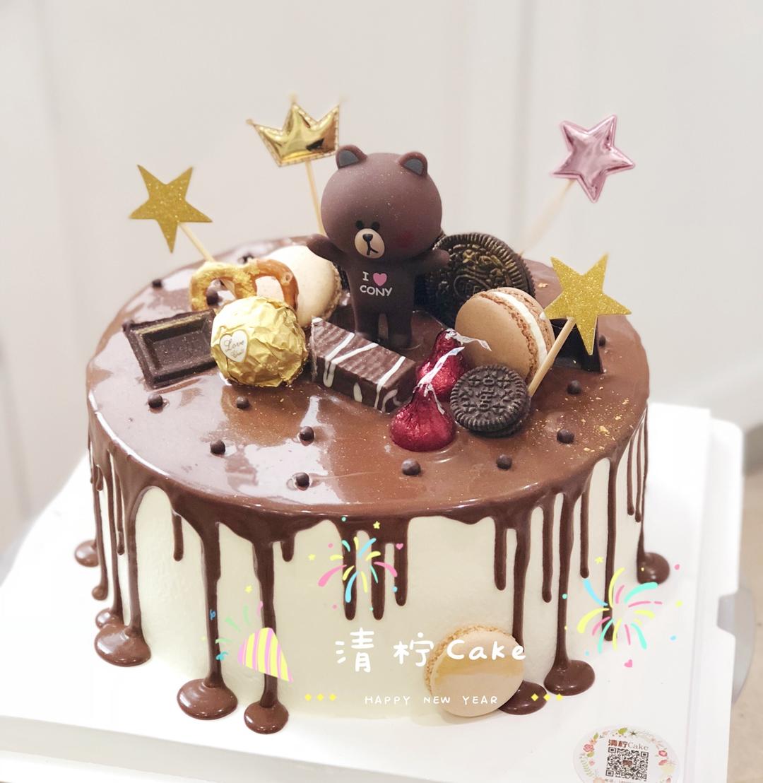 蛋糕淋面之一：甘那许淋面（详细解答淋面太稠的问题）