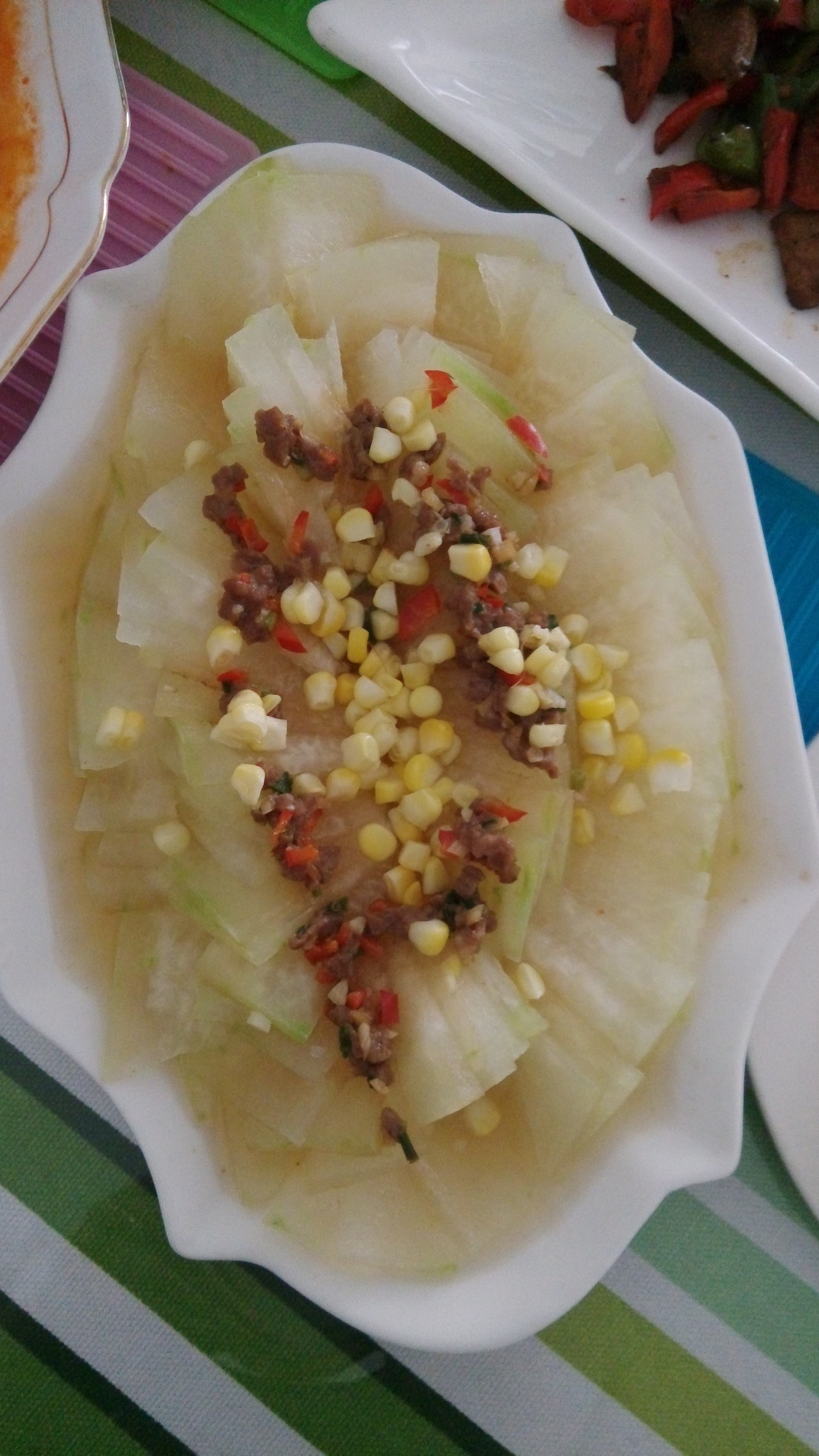 肉末蒸冬瓜