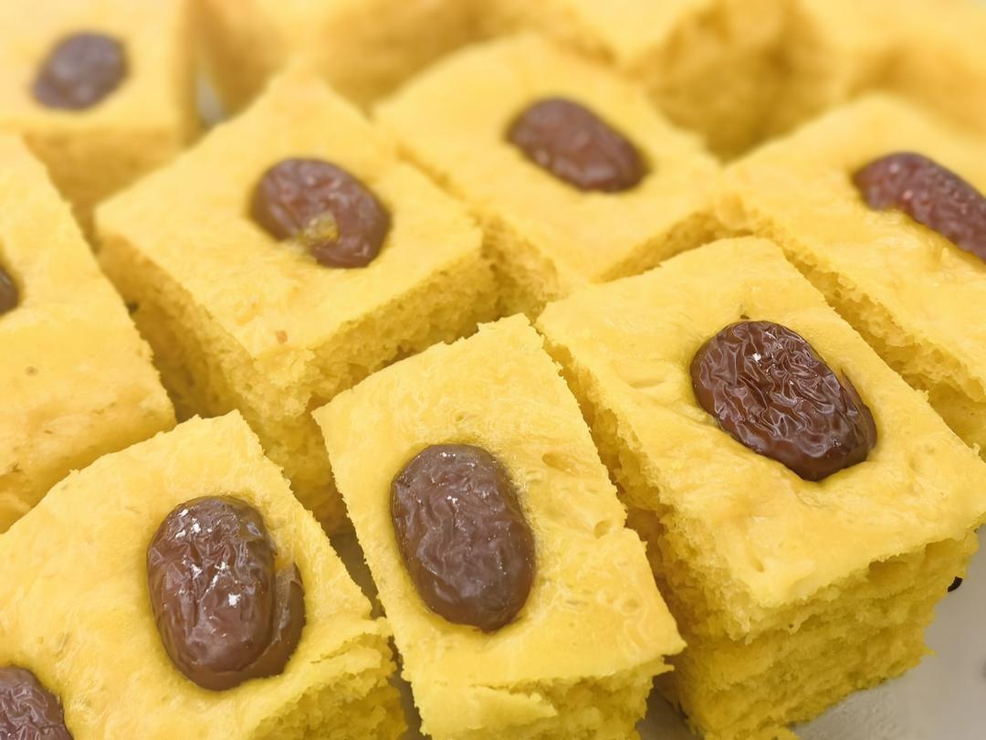 南瓜发糕（松软可口、不塌陷）