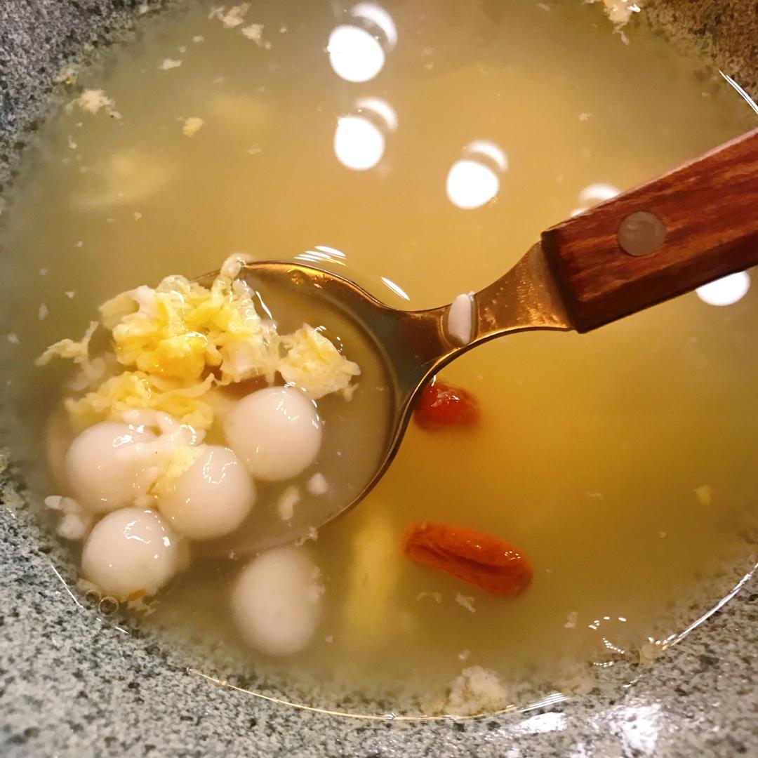 蛋花酒酿圆子