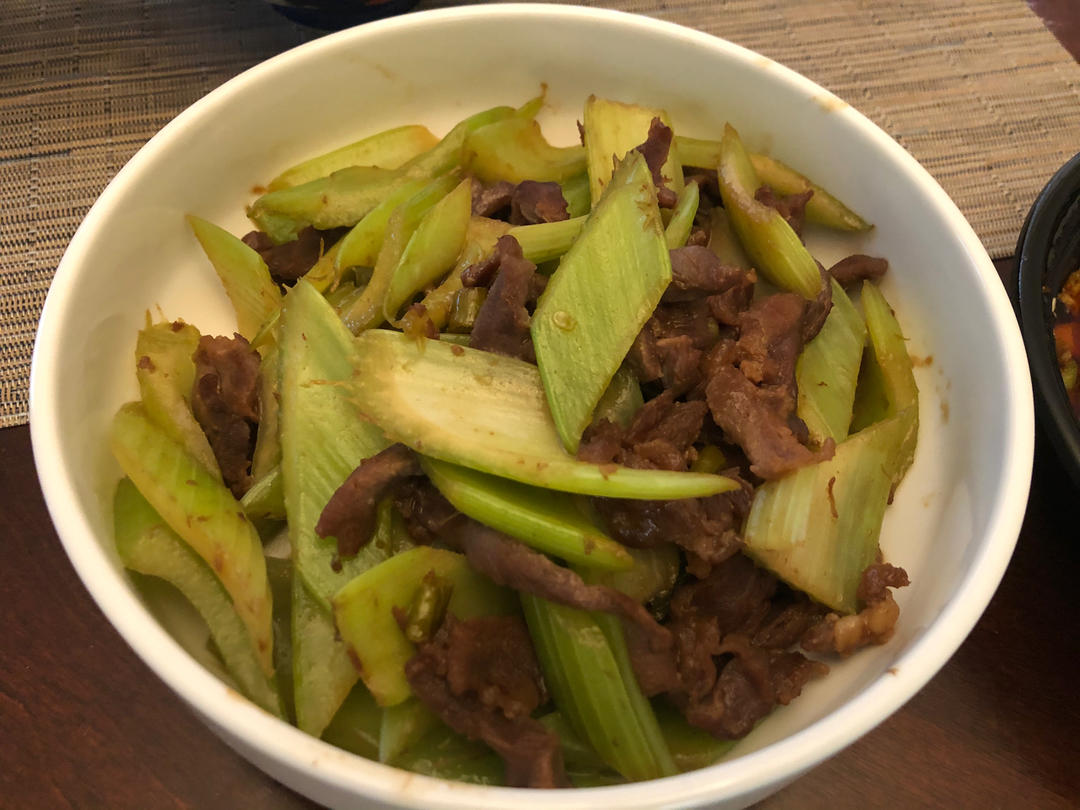 芹菜炒牛肉