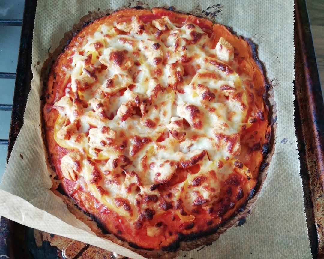 红薯crust披萨的做法 步骤4