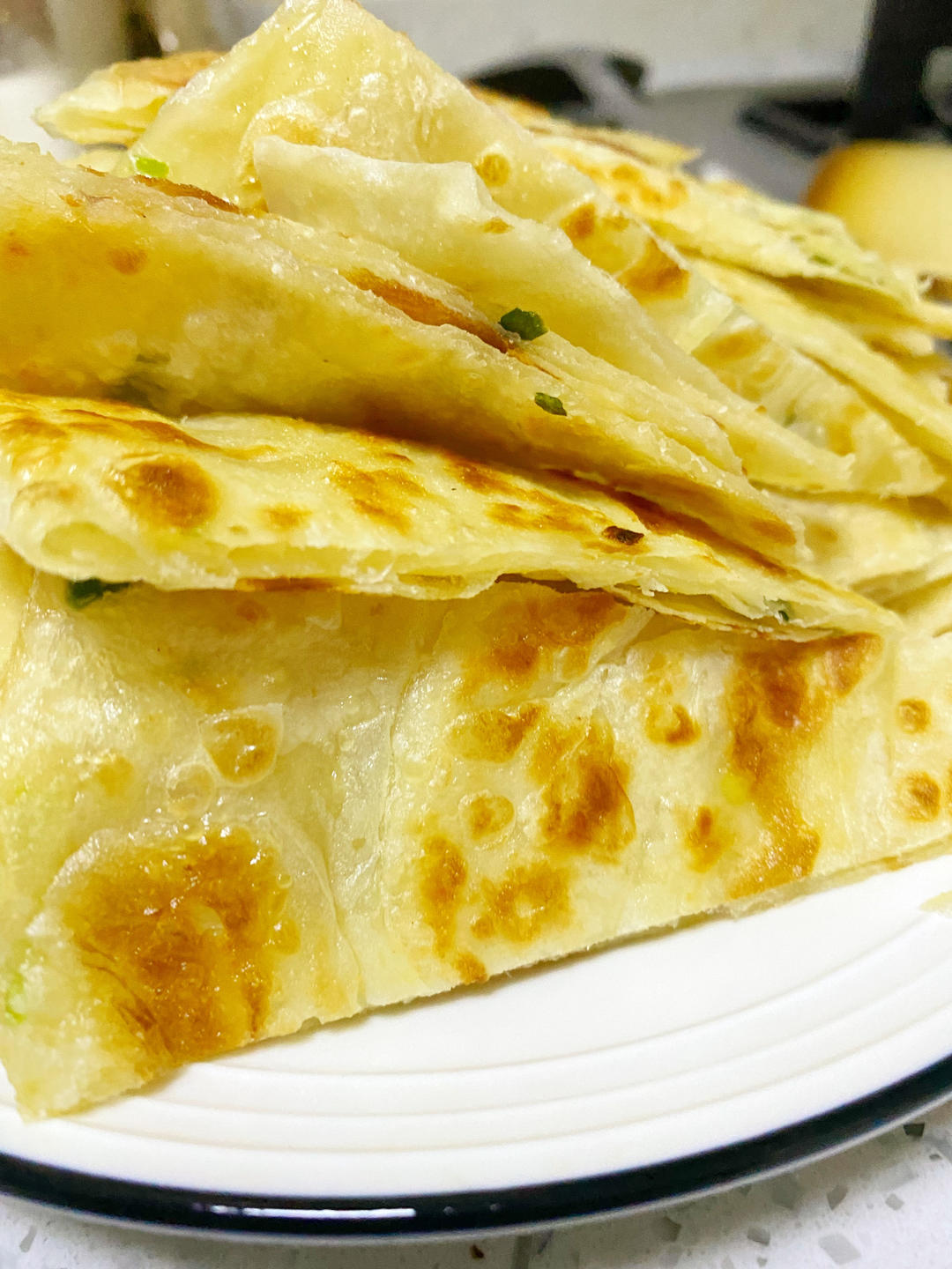 可冷冻储存的手抓饼坯