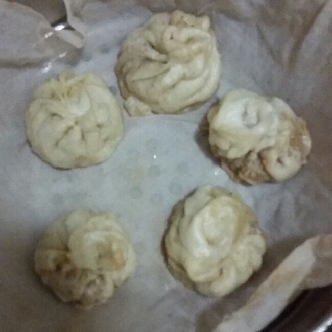 直接发酵法的白胖包子