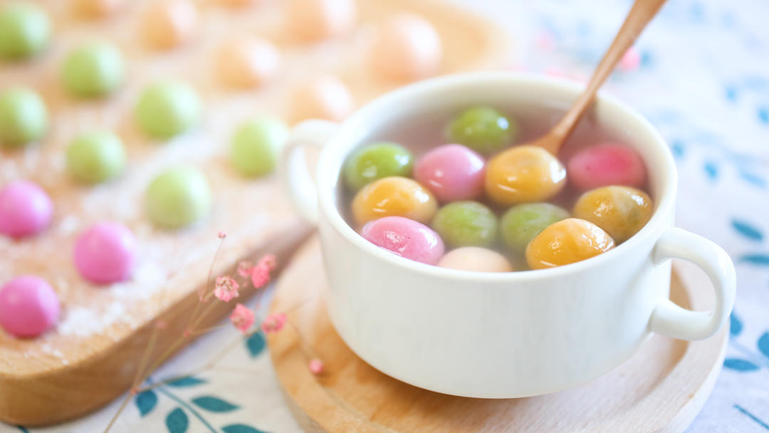 彩色小汤圆12m (宝宝辅食)的做法