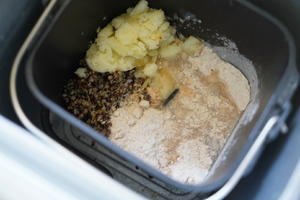土豆藜麦全麦包 100%全麦 含土豆馅制作的做法 步骤8