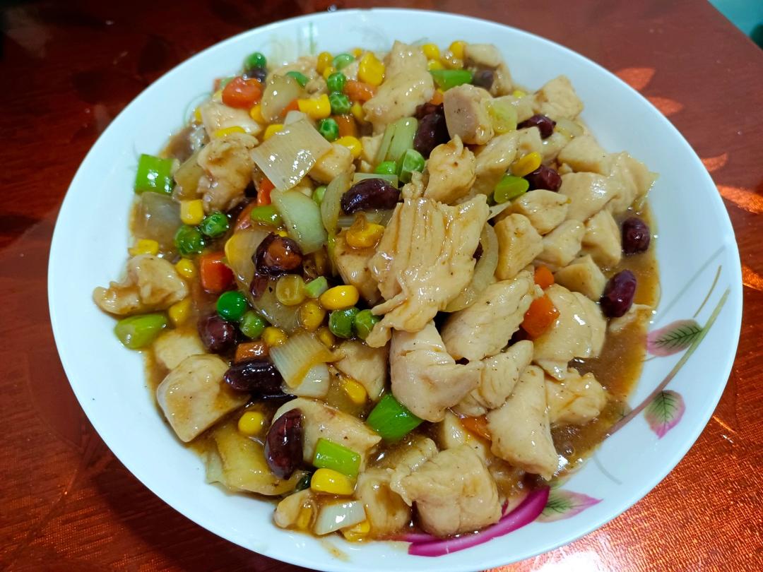 宫爆鸡丁~~米饭好伴侣，甜香鲜，家有孩子的一定要这样做，营养美味好吸收