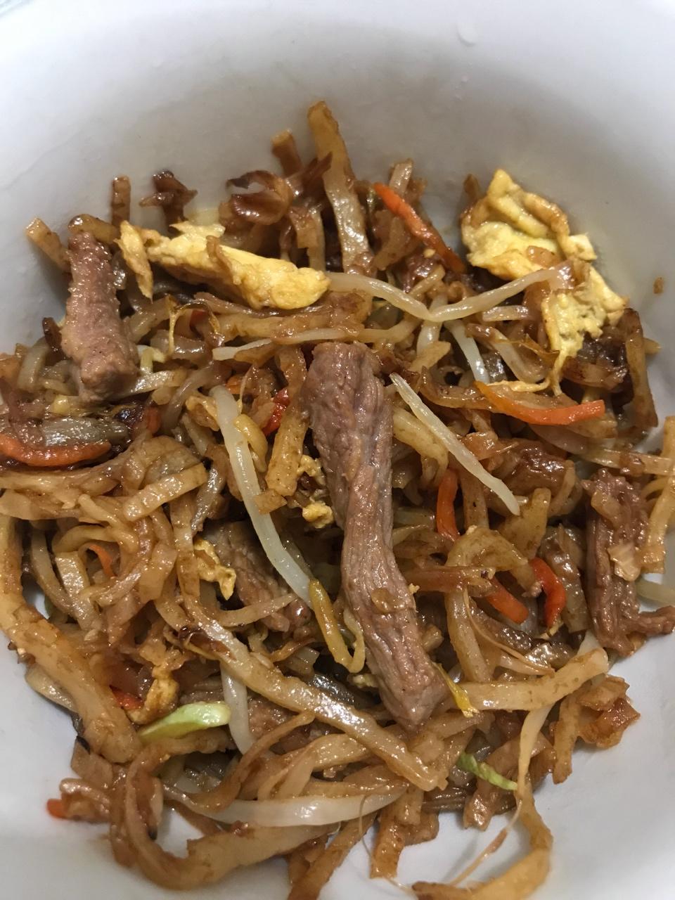 肉炒饼丝