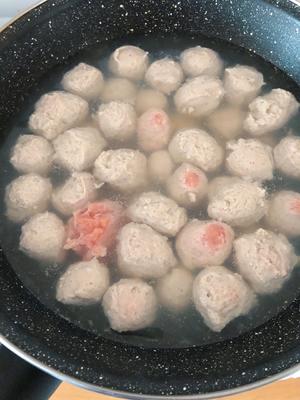 酸烫肉丸子🍡的做法 步骤5