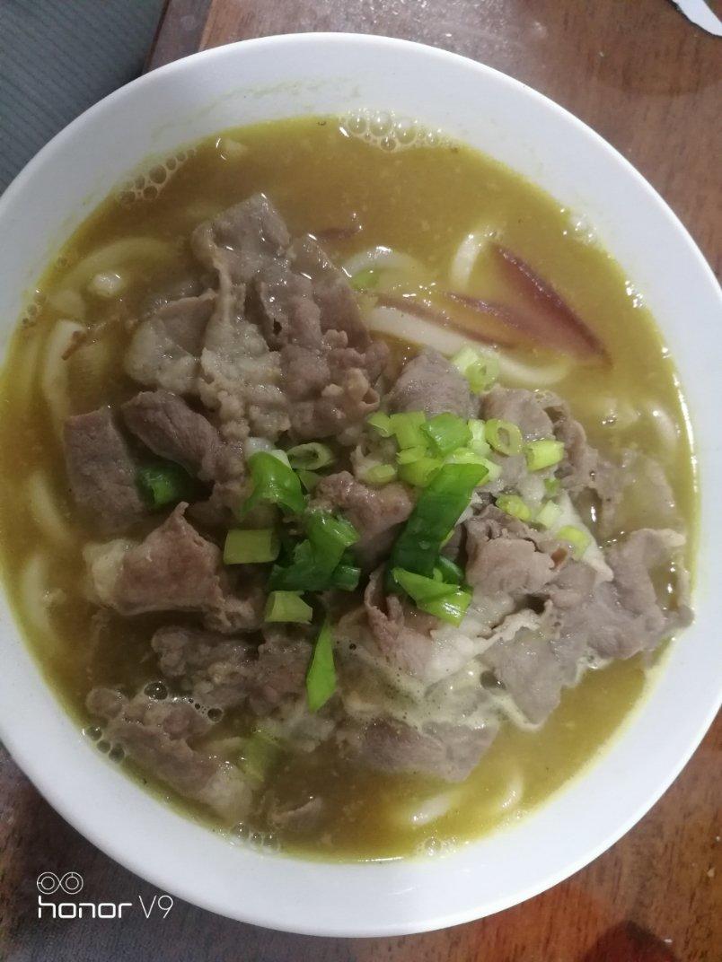 咖喱肥牛乌冬面