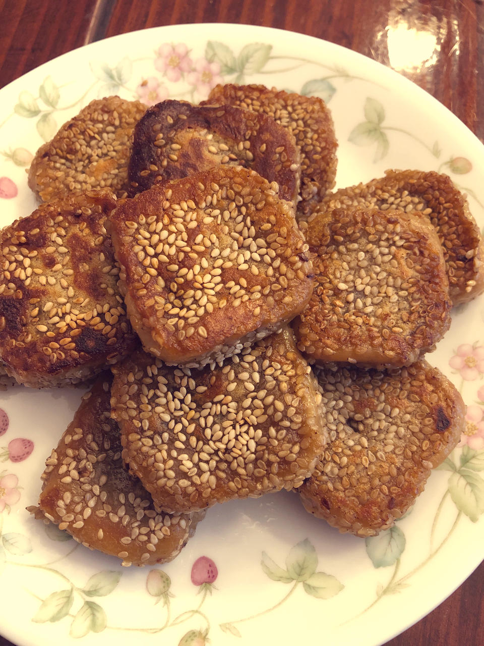粗粮早餐㊙️金砖红薯饼