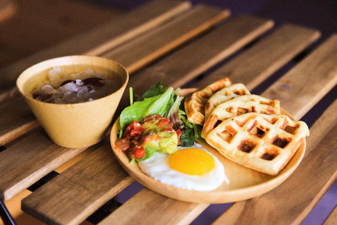 黑胡椒土豆华夫饼