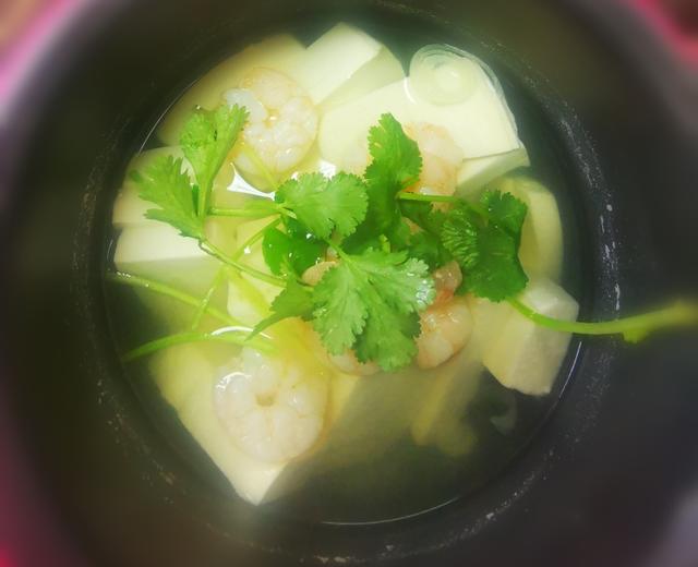 虾仁豆腐汤（营养减肥餐）…办公室系列菜谱