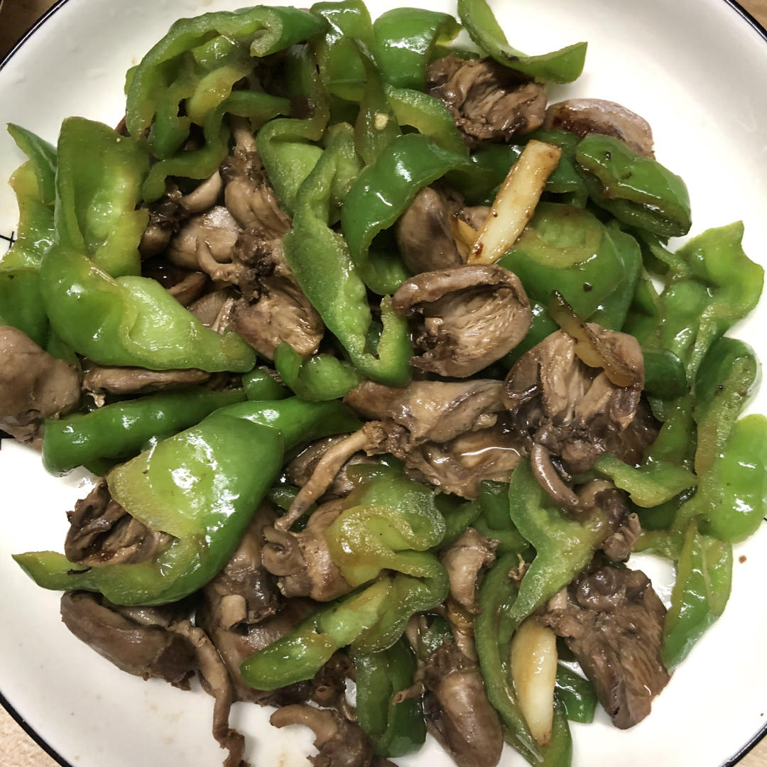 爆炒鸡心