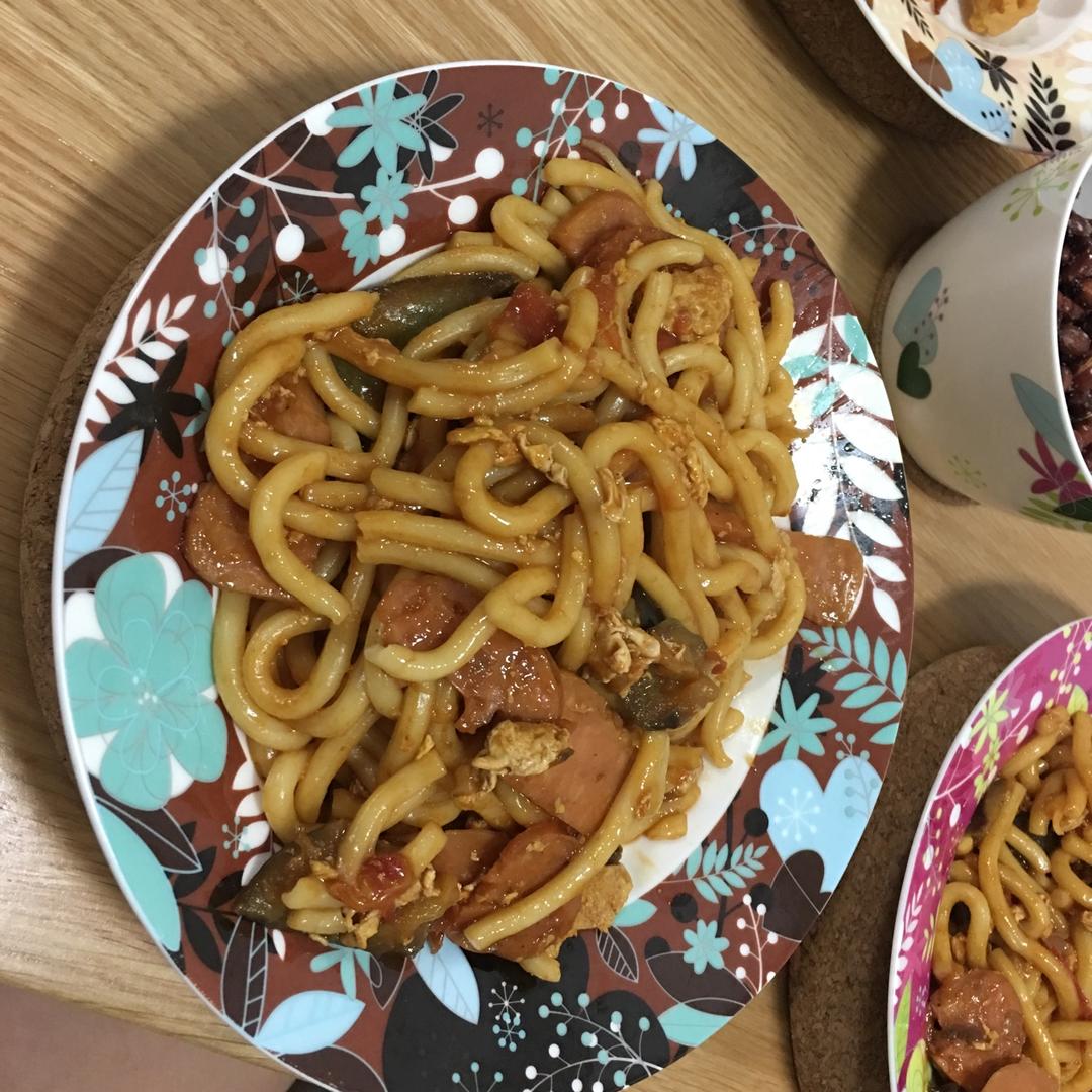 炒乌冬面