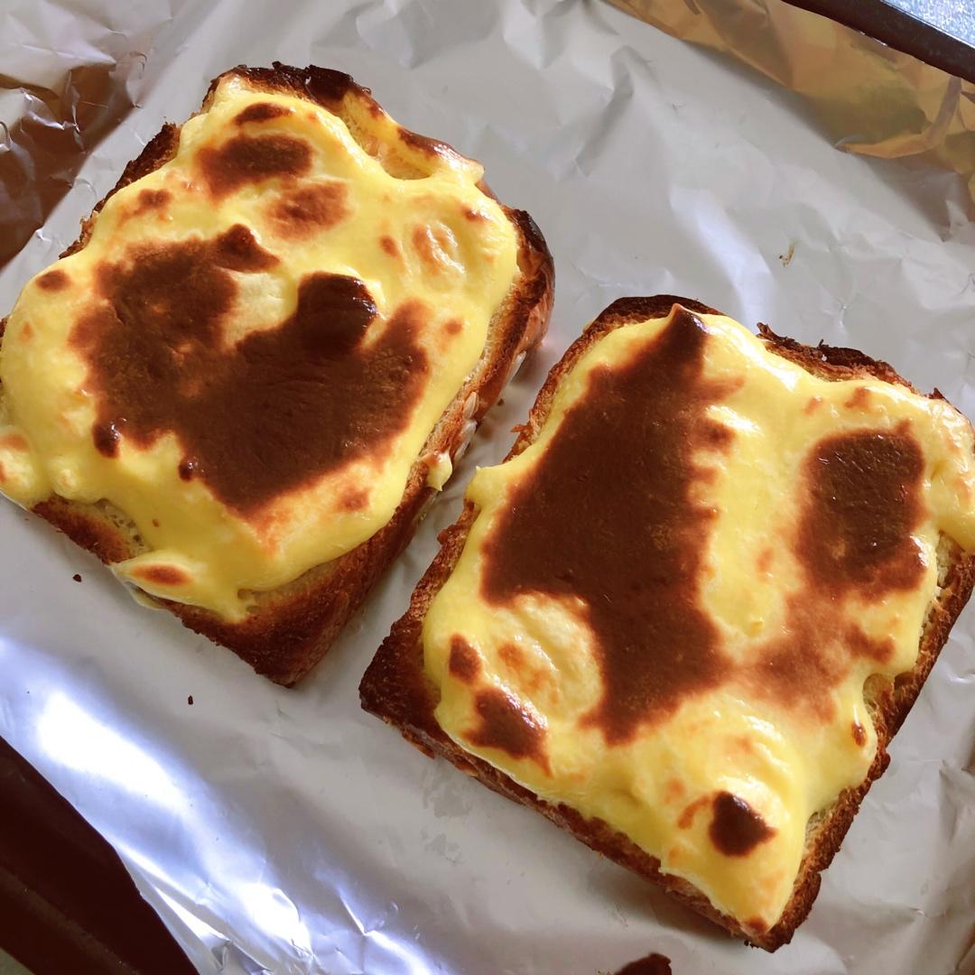 乳酪烤吐司片（十分钟早餐）