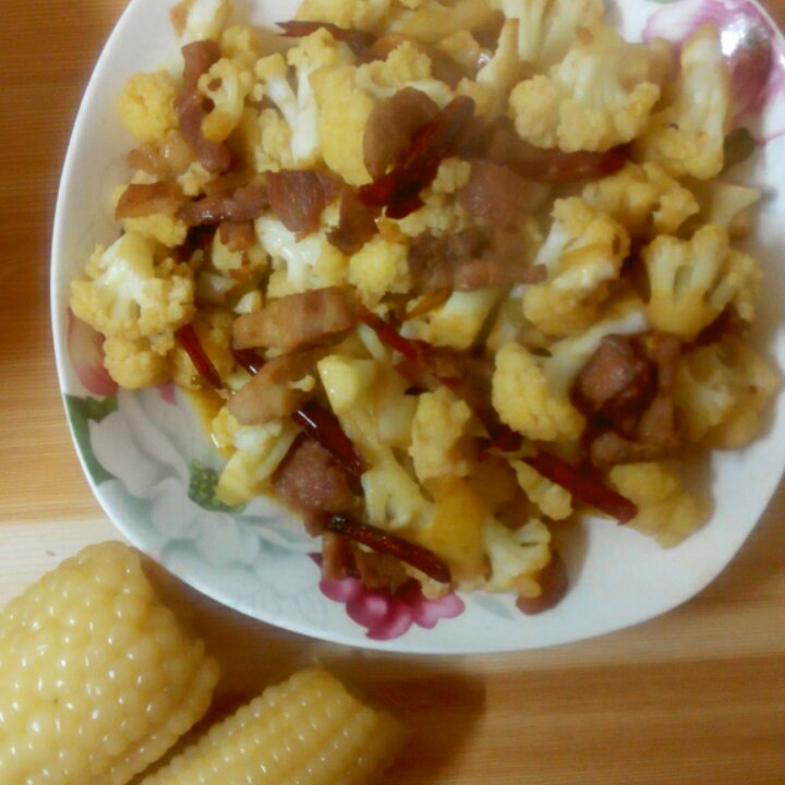 老丁的私房菜-干锅花菜