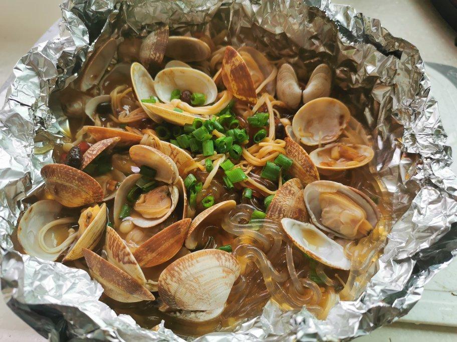 锡纸花甲粉丝（超详细零厨艺）