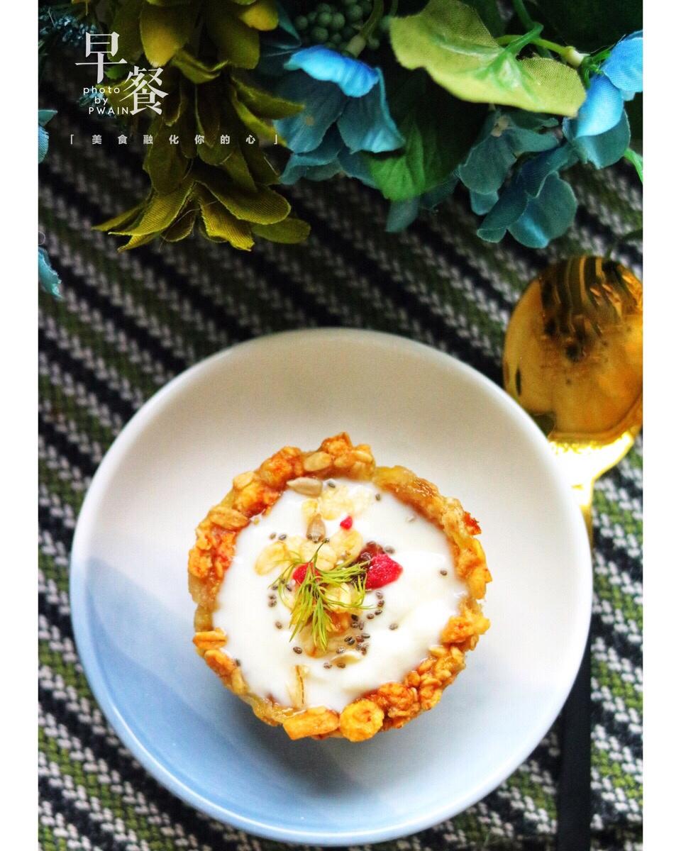 早餐燕麦杯 — 可以吃掉的杯子