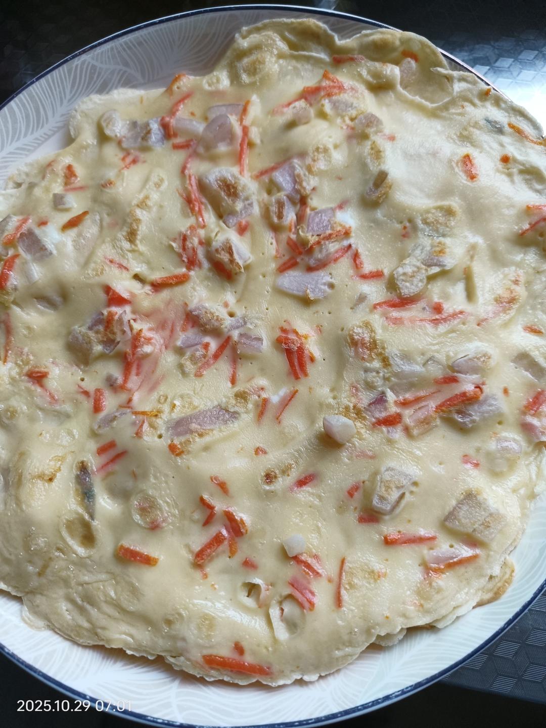 胡萝卜洋葱鸡蛋饼