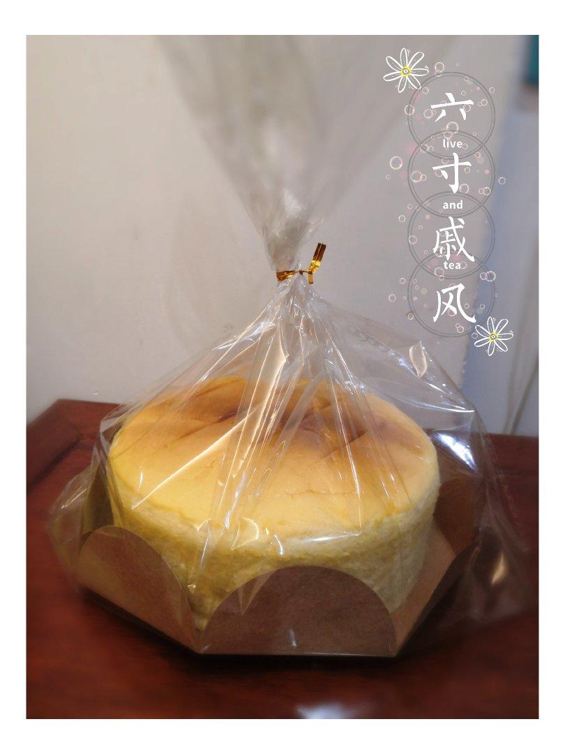 八寸戚风蛋糕（生日蛋糕坯）附六寸配单