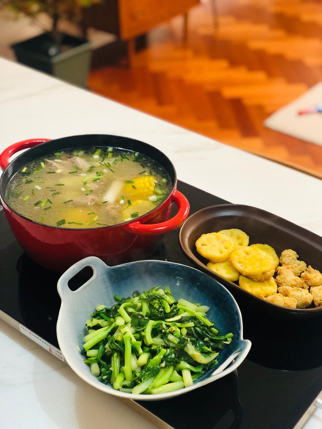 山药玉米排骨汤