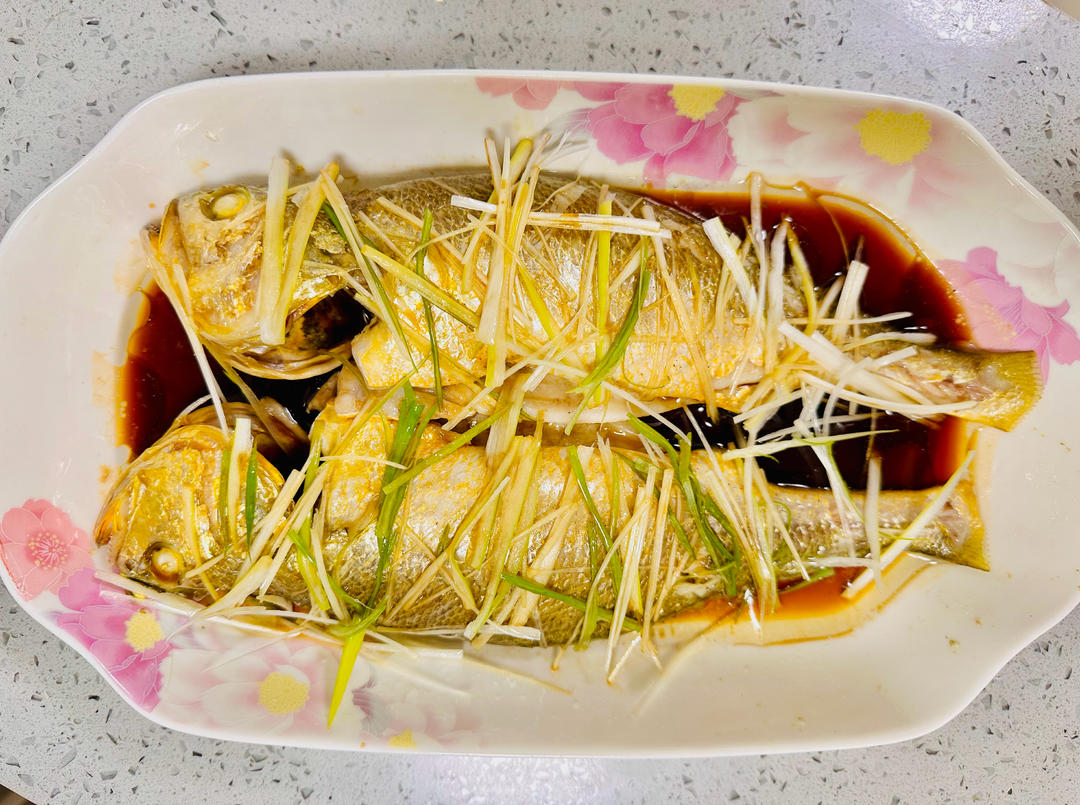 此法最鲜甜~清蒸黄花鱼