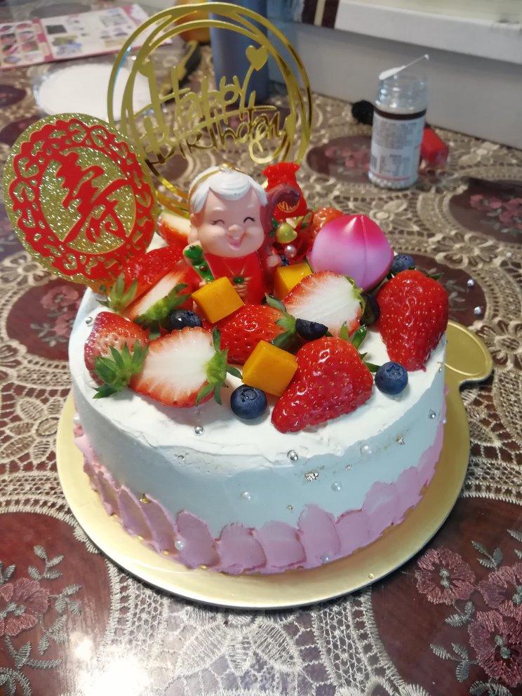 祝寿奶油蛋糕