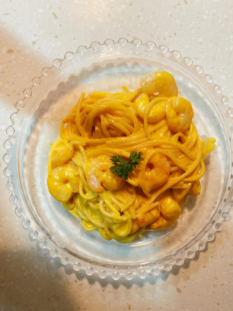 齿颊留香南瓜意大利面