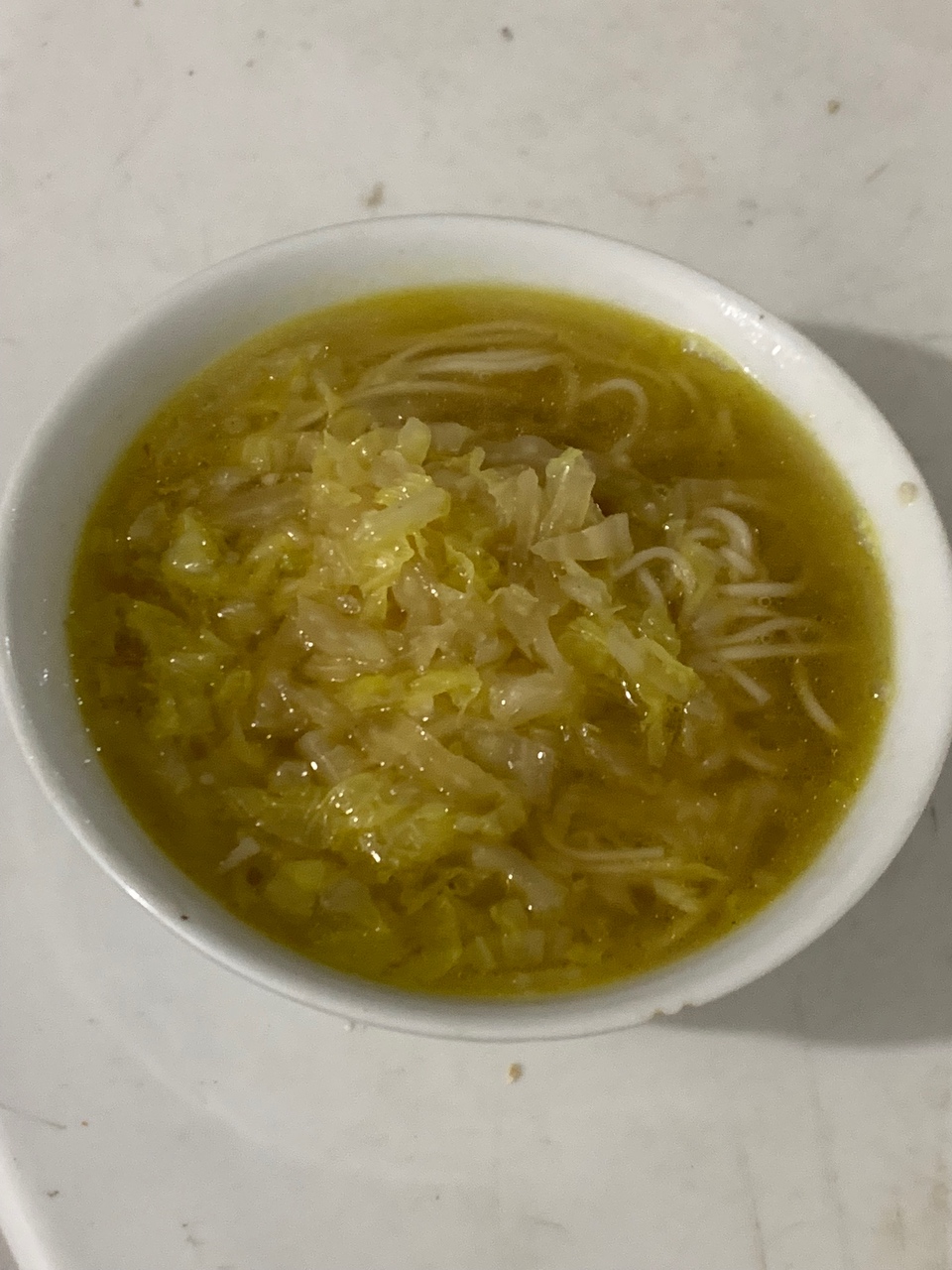 大白菜原汤挂面的做法