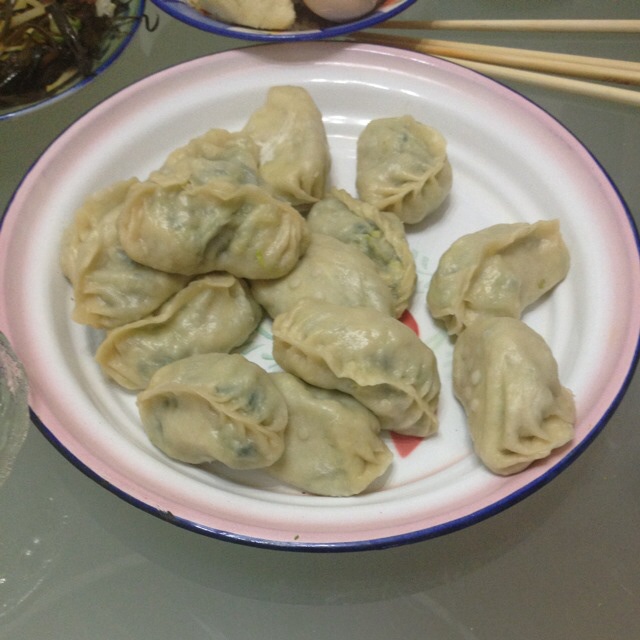 【三鲜馅素蒸饺】