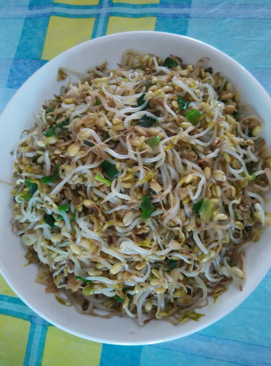 快乐吃喝做的炝炒绿豆芽