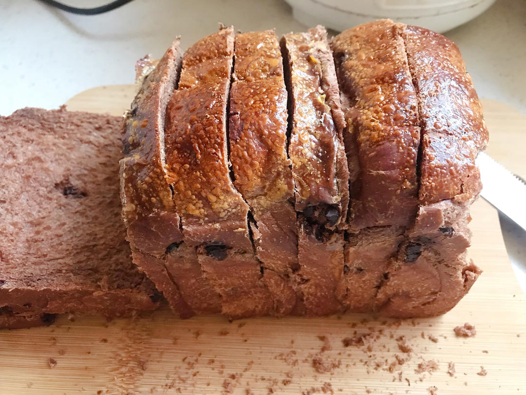 香浓柔软的巧克力吐司