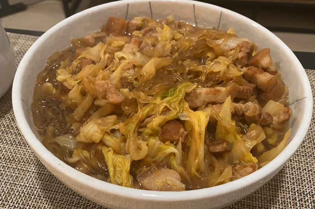 白菜炒肉丝