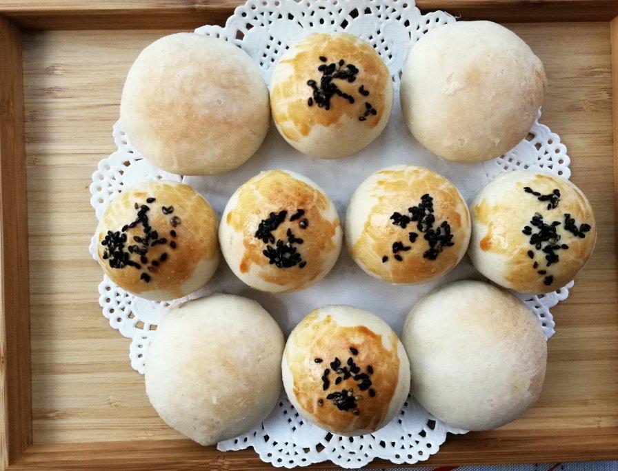 酥皮绿豆饼   酥得掉渣渣