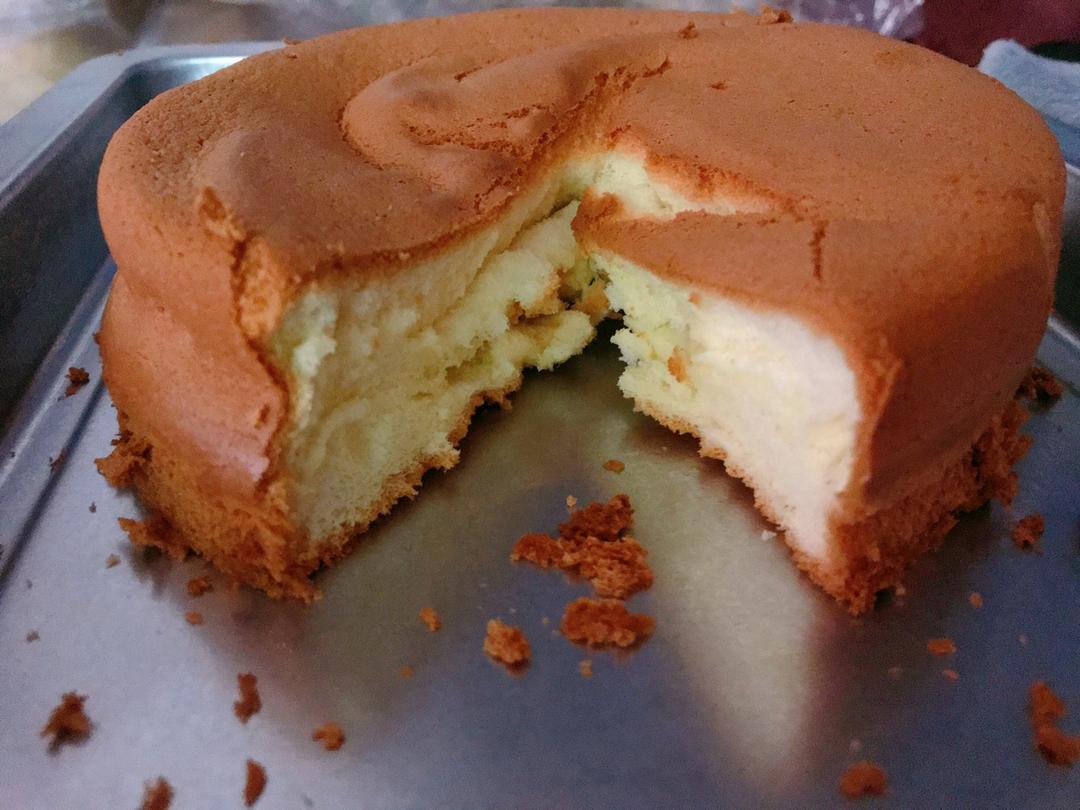 6寸戚风蛋糕零失败版