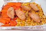 烤鸡翅➕玉米胡萝卜
