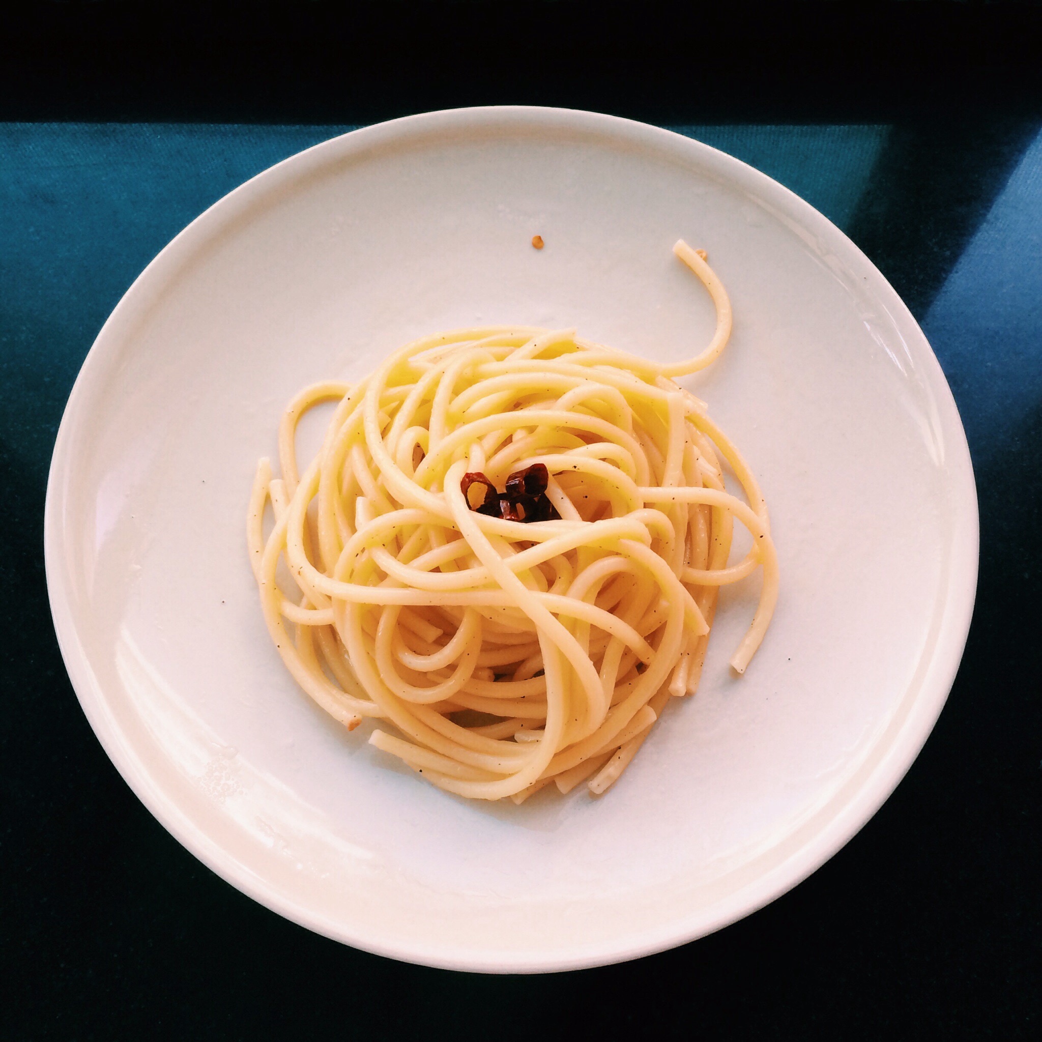 香蒜辣椒培根意面