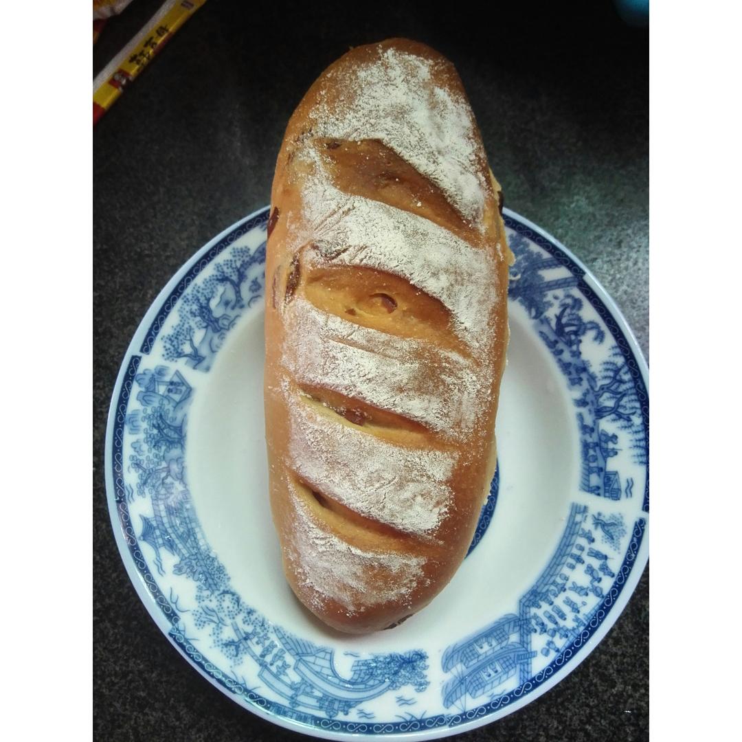 全麦红糖桂圆软欧包