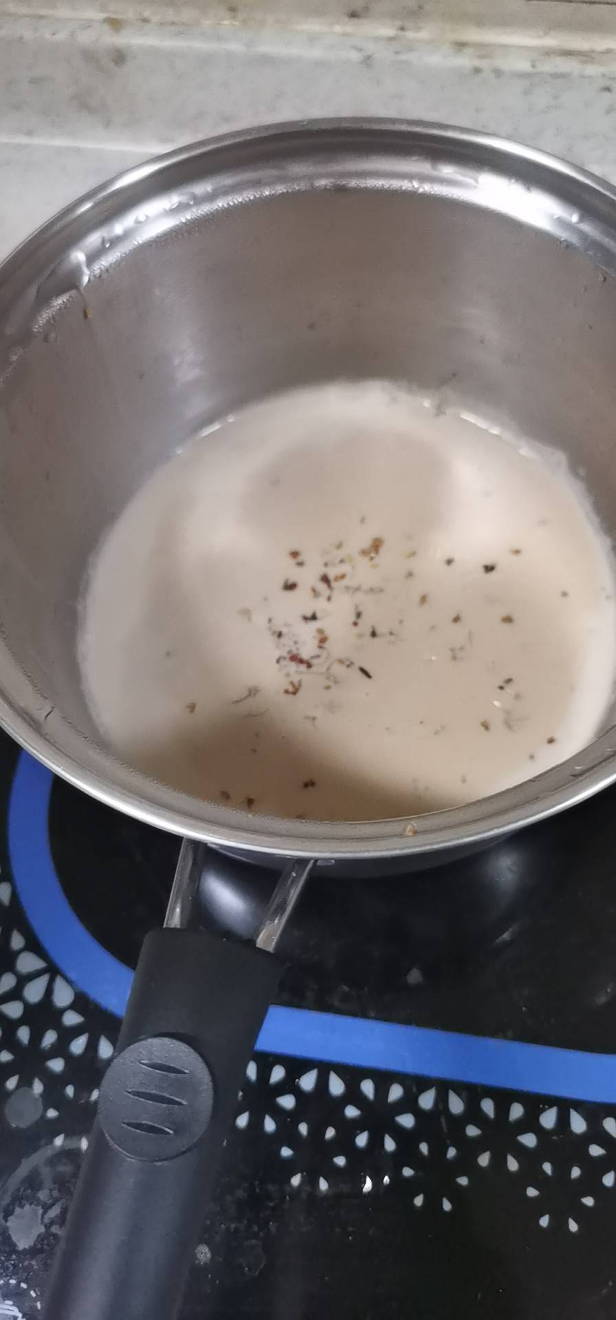紫米燕麦桂花奶茶（秋冬暖饮）
