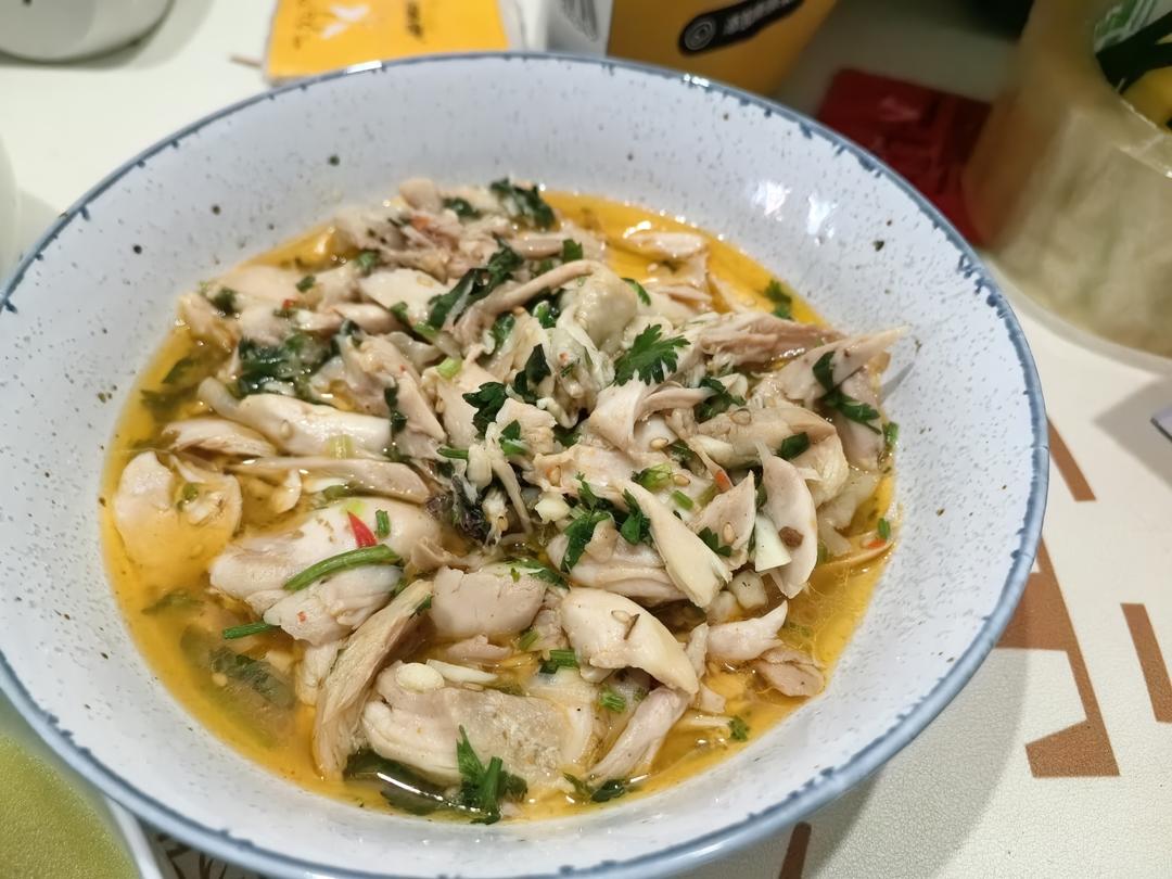盐焗手撕鸡（易做好吃）