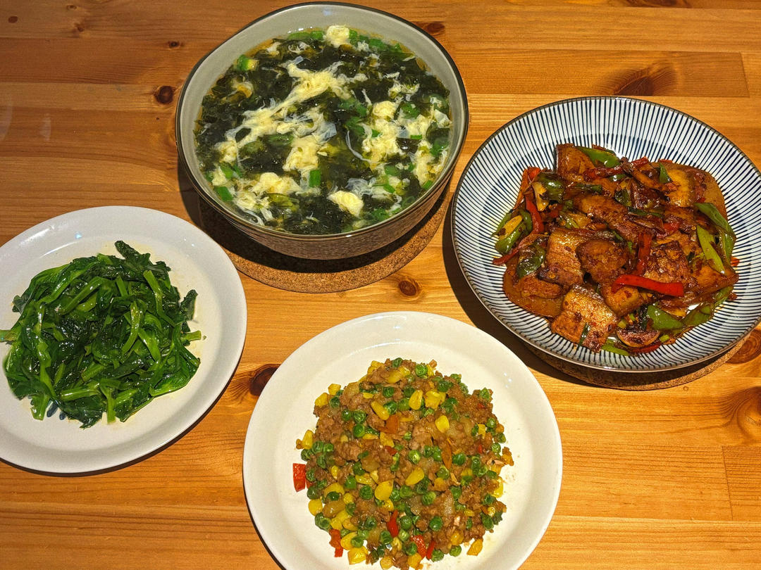 耗时一分钟，清口酒香豆苗