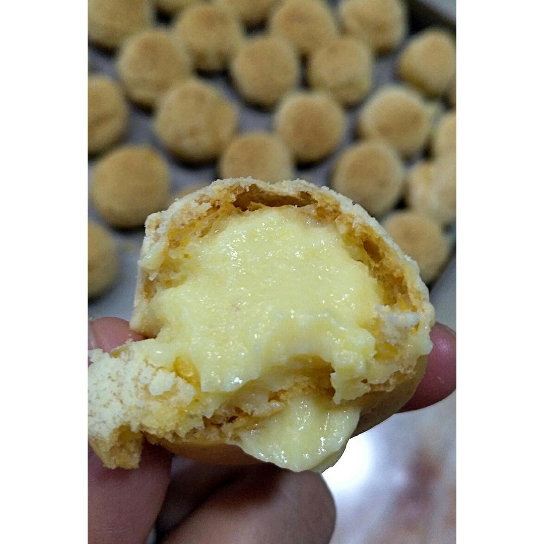 酥皮奶油泡芙--#皮黑森林#