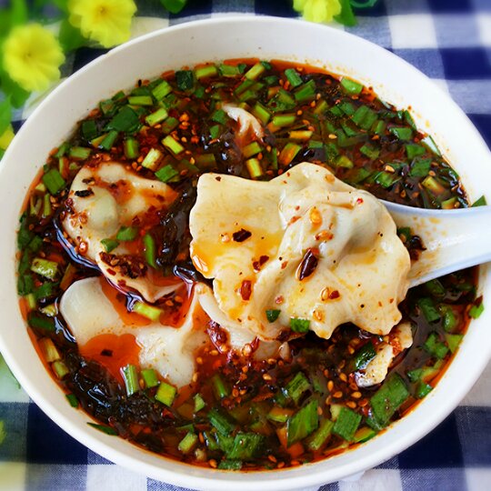 乐萱的小厨房做的陕西酸汤水饺